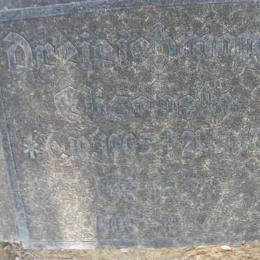 DREIEICHMANN Elisabeth 1905-1972