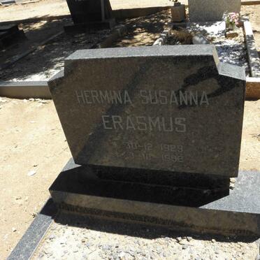 ERASMUS Hermina Susanna 1929-1982