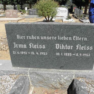 FLEISS Viktor 1885-1953 &amp; Irma 1893-1953
