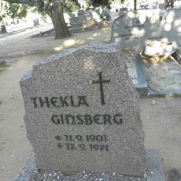 GINSBERG Thekla 1901-1971