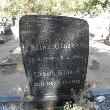 GLOECK Heinz 1914-1963 &amp; Lisbeth 1926-1972