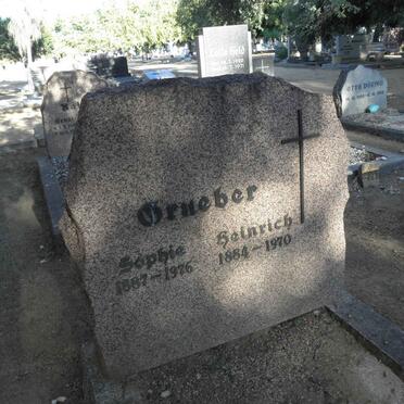 GRUEBER Heinrich 1884-1970 &amp; Sophie 1887-1976