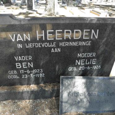HEERDEN, van
