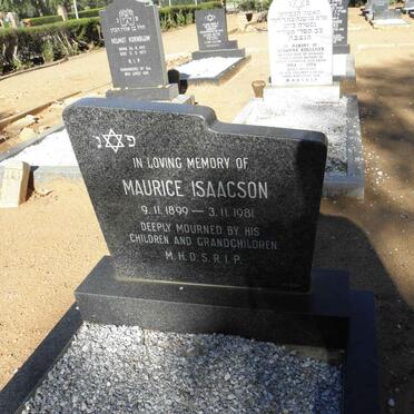 ISAACSON Maurice 1899-1981