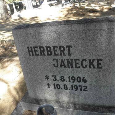JÄNECKE Herbert 1904-1972