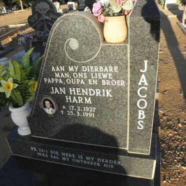 JACOBS Jan Hendrik Harm 1927-1991