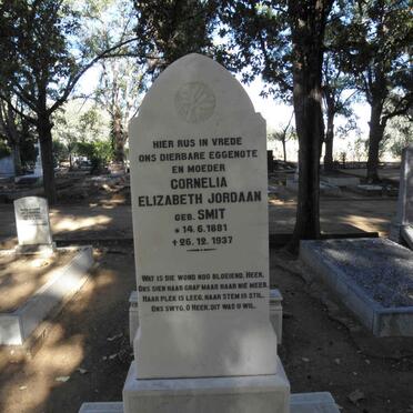JORDAAN Cornelia Elizabeth nee SMIT 1881-1937