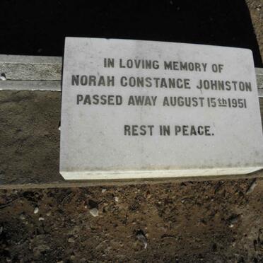 JOHNSTON Norah Constance -1951