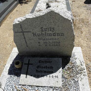 KUHLMANN Fritz 1908-1988 :: KUHLMANN Elisabeth 1950-1994