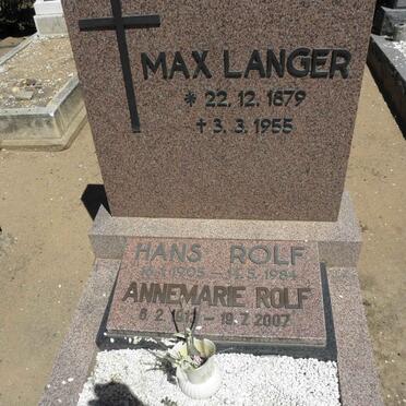 LANGER :: ROLF - List