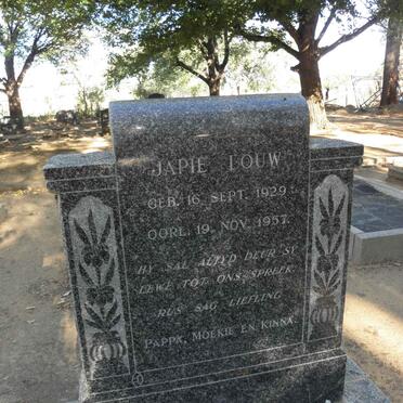 LOUW Japie 1929-1957