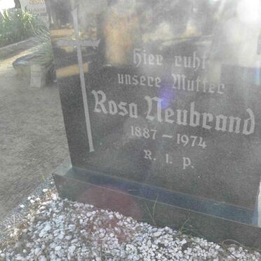 NEUBRAND Rosa 1887-1974