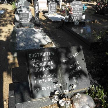 OOSTHUIZEN Hendrina Johanna nee SWART 1899-1996