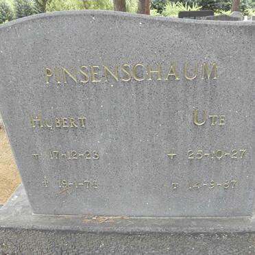 PINSENSCHAUM Hubert 1923-1973 &amp; Ute 1927-1987