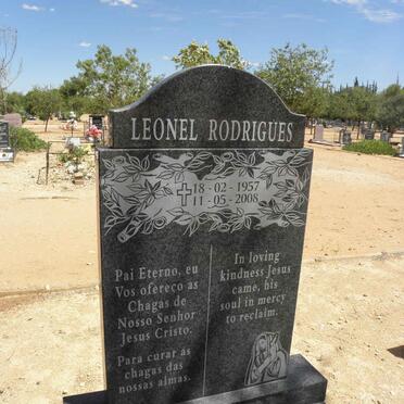 RODRIGUES Leonel 1957-2008