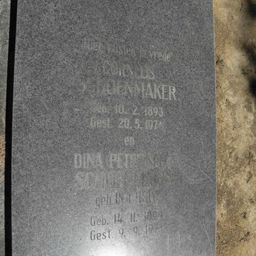 SCHOENMAKER Cornelis 1893-1974 &amp; Dina Petronella 1894-1973