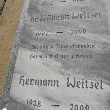SCHULTZE Helene 1872-1941 :: WEITZEL Wilhelm 1907-2000 :: WEITZEL Hermann 1938-2009