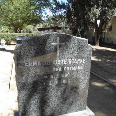 STARKE Emma Auguste nee ORTMANN 1880-1956