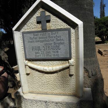 STRAUBE Paul 1928-1946