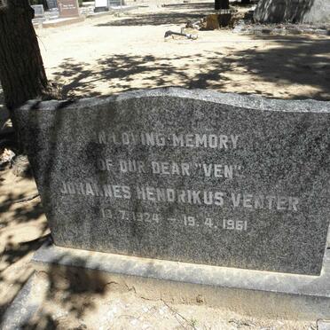 VENTER Johannes Hendrikus 1924-1961