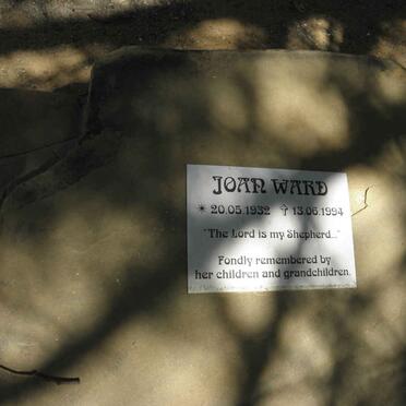 WARD Joan 1932-1994