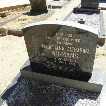 WILMANS Magdelena Catharina 1900-1979