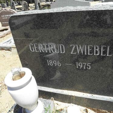 ZWIEBEL Gertrud 1896-1975