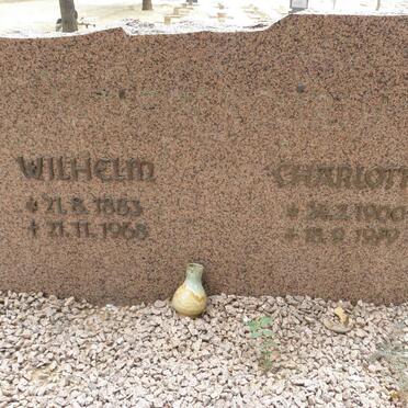 ? Wilhelm 1883-1968 &amp; Charlotte 1900-1979