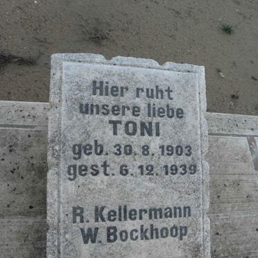 ? Toni 1903-1939