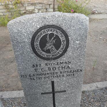 BOTHA T.G. -1918
