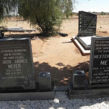 MEYER Jacob Andries 1899-1977 &amp; Hester Aletta 1904-1998