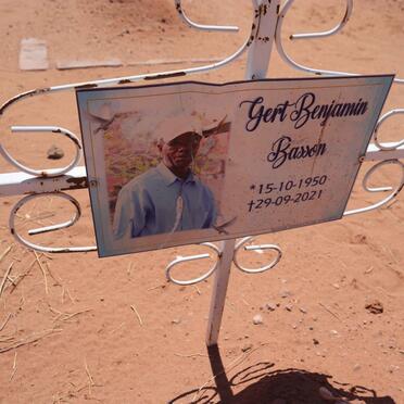 BASSON Gert Benjamin 1950-2021