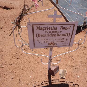 KOOPER Magrietha Ragel nee BEZUIDENHOUT 1946-2010