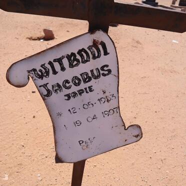 WITBOOI Jacobus 1953-1997