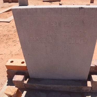 KLERK Sophia, de 18??-19?4