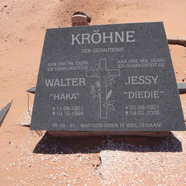 KROHNE Walter 1921-1994 & Jessy 1921-2005