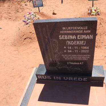 EIMAN Sebina 1964-2022