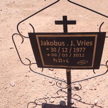 VRIES Jakobus J. 1977-2012