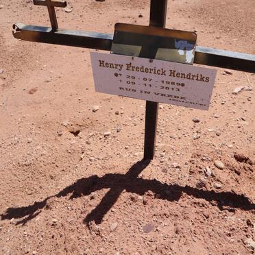 HENDRIKS Henry Frederick 1989-2013