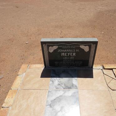 MEYER Johannes H. 1929-2013