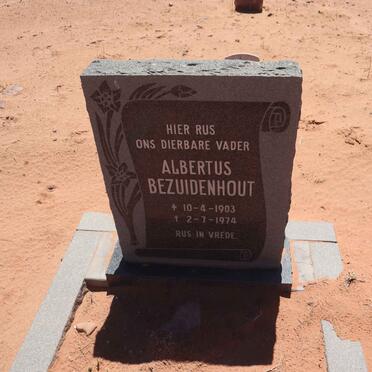BEZUIDENHOUT Albertus 1903-1974