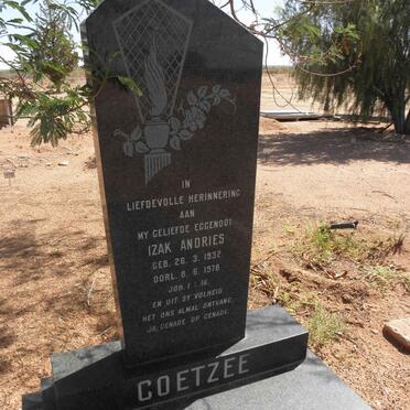 COETZEE Izak Andries 1932-1978