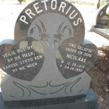 PRETORIUS Nicolaas 1919-1988