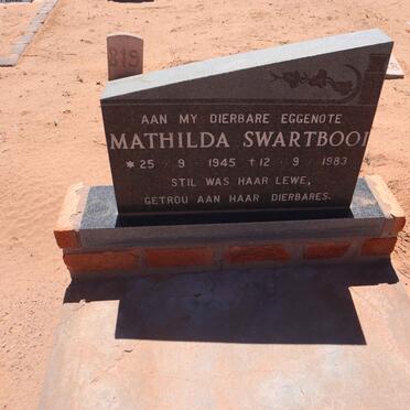 SWARTBOOI Mathilda 1945-1983