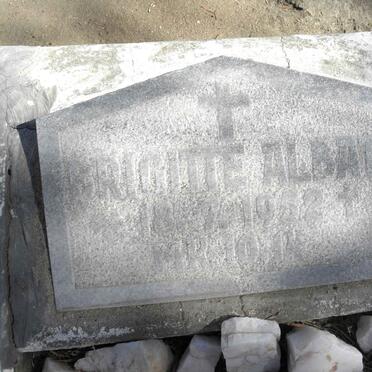 ALBAT Brigitte 18?7-1952