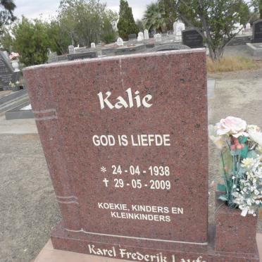 LAUFS Karel Frederik 1938-2009