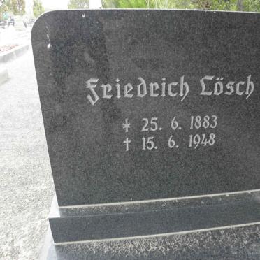 LOSCH Friedrich 1883-1948