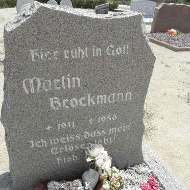 BROCKMANN Martin 1911-1986