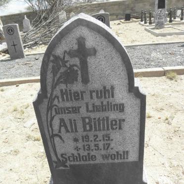 BITTLER Ali 1915-1917