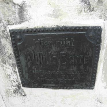 BARRE Willi, la 1908-1908